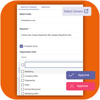 BCC Affirmatic Approver Selection and Policies Screenshot BCC Affirmatic Approver Selection and Policies Screenshot