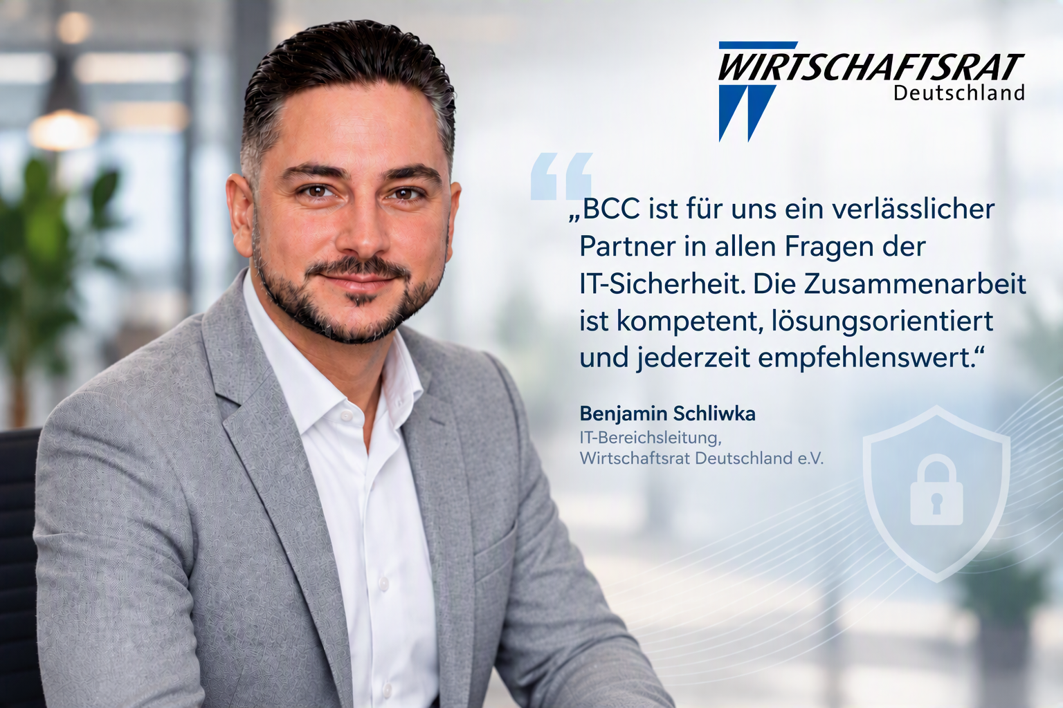 Wirtschaftsrat Deutschland BCC Success Story Wirtschaftsrat Deutschland BCC Success Story